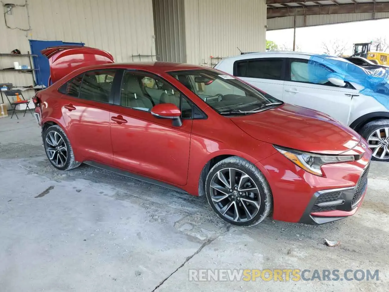 4 Photograph of a damaged car JTDS4RCE9LJ045672 TOYOTA COROLLA 2020