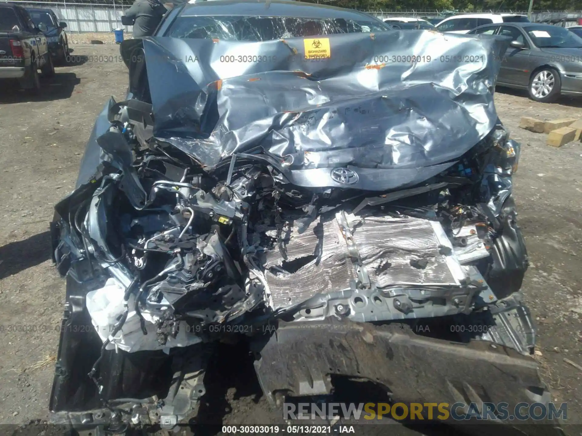 6 Photograph of a damaged car JTDS4RCE9LJ049060 TOYOTA COROLLA 2020