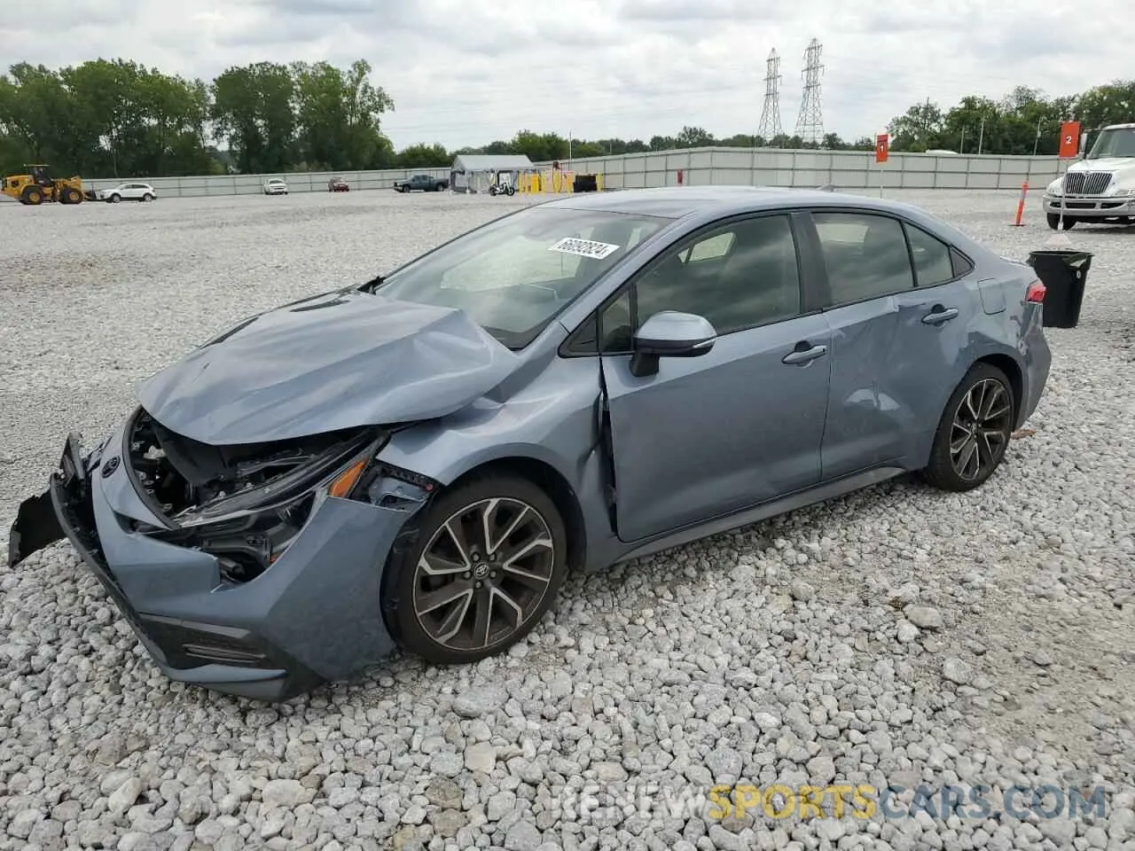 1 Photograph of a damaged car JTDS4RCE9LJ050385 TOYOTA COROLLA 2020