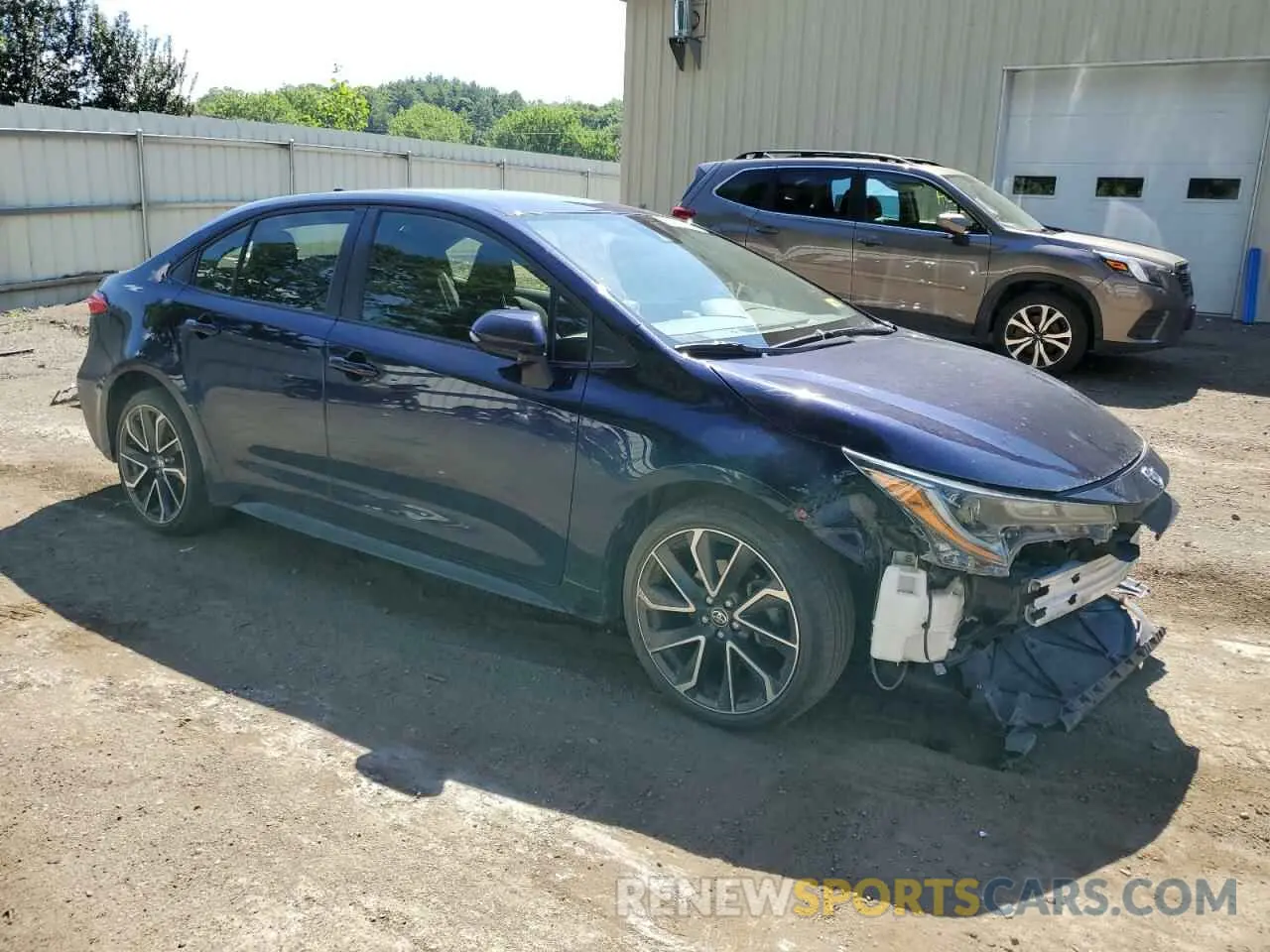 4 Photograph of a damaged car JTDS4RCE9LJ052833 TOYOTA COROLLA 2020