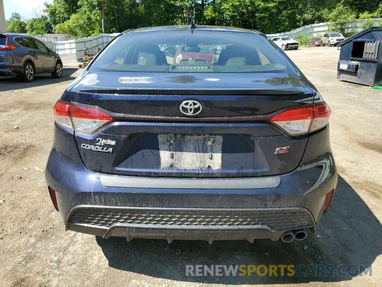 6 Photograph of a damaged car JTDS4RCE9LJ052833 TOYOTA COROLLA 2020