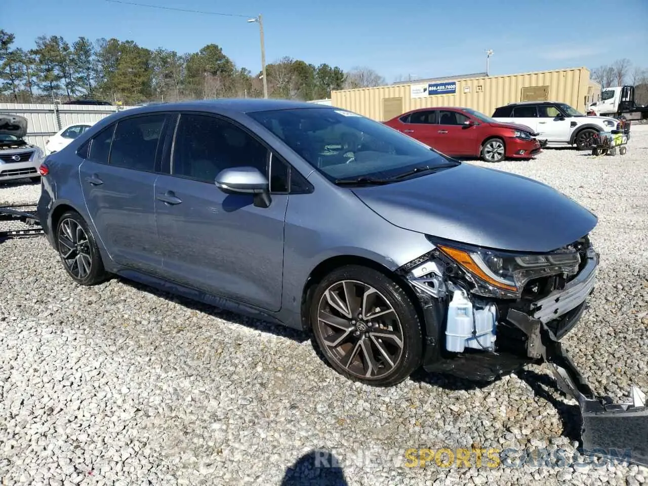 4 Photograph of a damaged car JTDS4RCEXLJ001387 TOYOTA COROLLA 2020