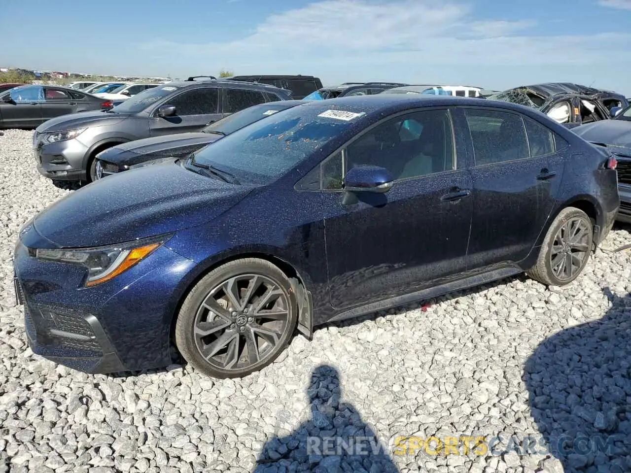 1 Photograph of a damaged car JTDS4RCEXLJ001700 TOYOTA COROLLA 2020