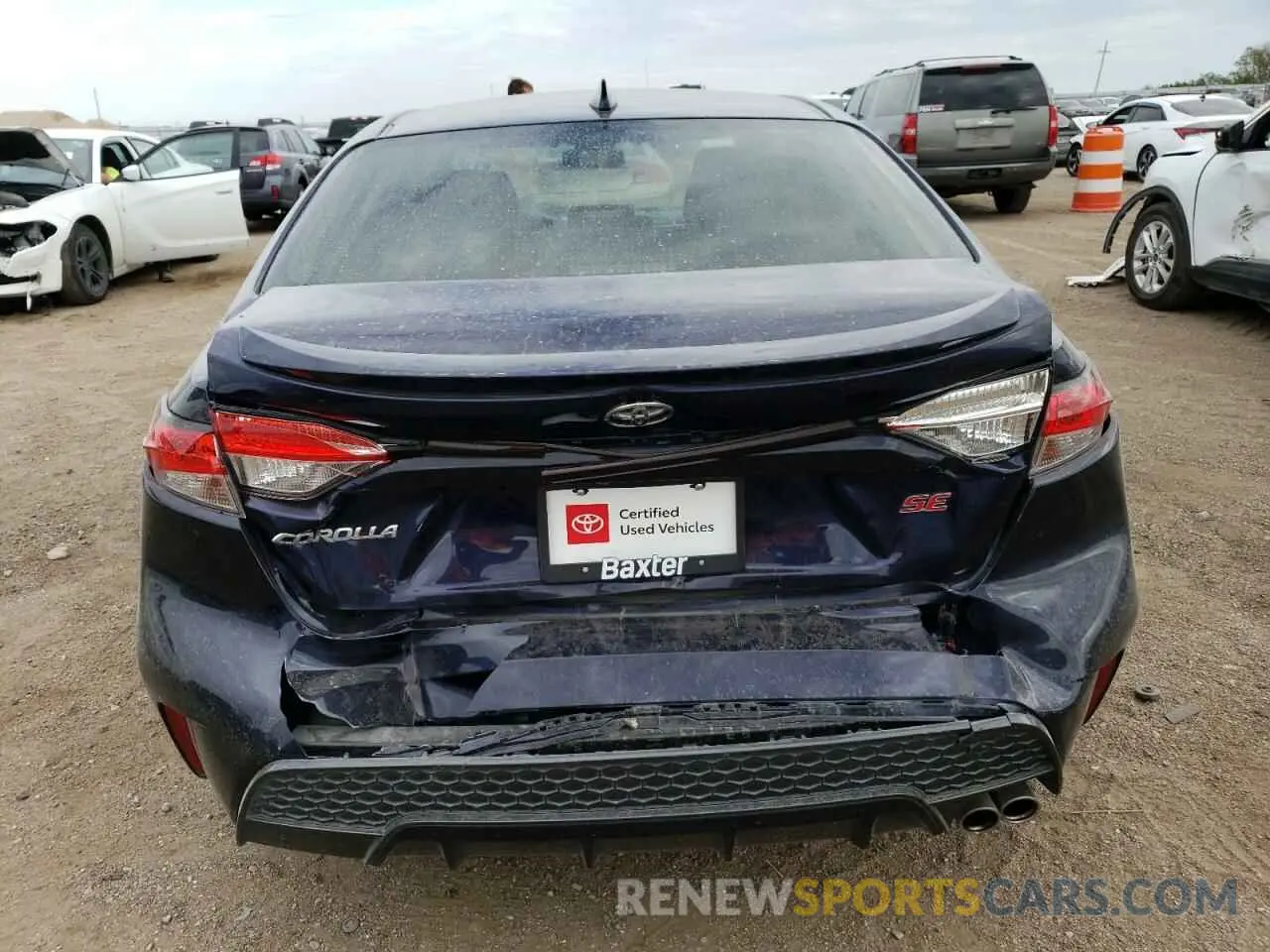6 Photograph of a damaged car JTDS4RCEXLJ001700 TOYOTA COROLLA 2020
