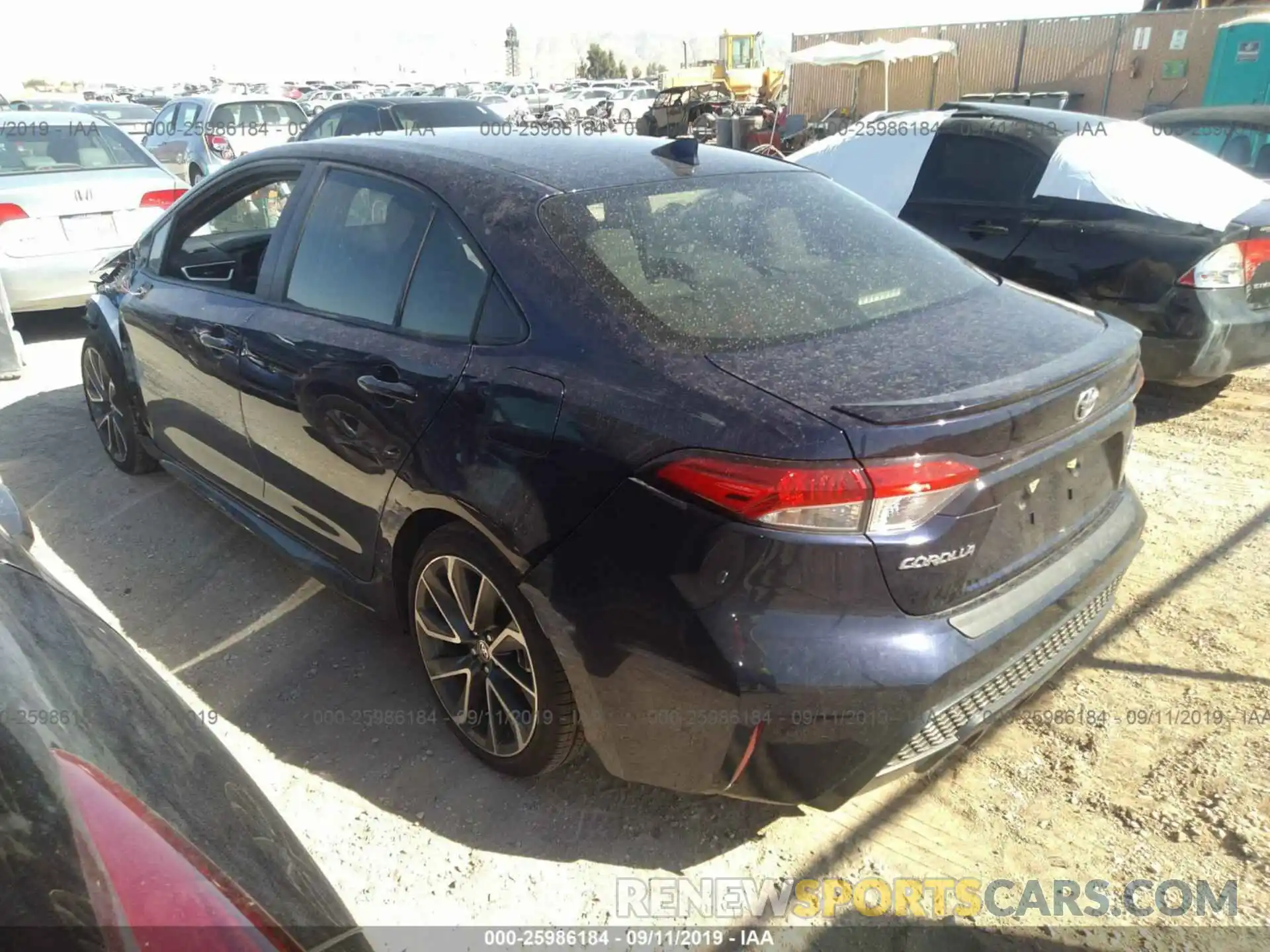 3 Photograph of a damaged car JTDS4RCEXLJ003687 TOYOTA COROLLA 2020