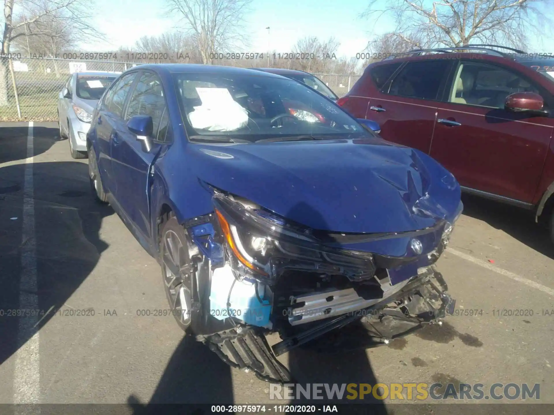 1 Photograph of a damaged car JTDS4RCEXLJ012261 TOYOTA COROLLA 2020