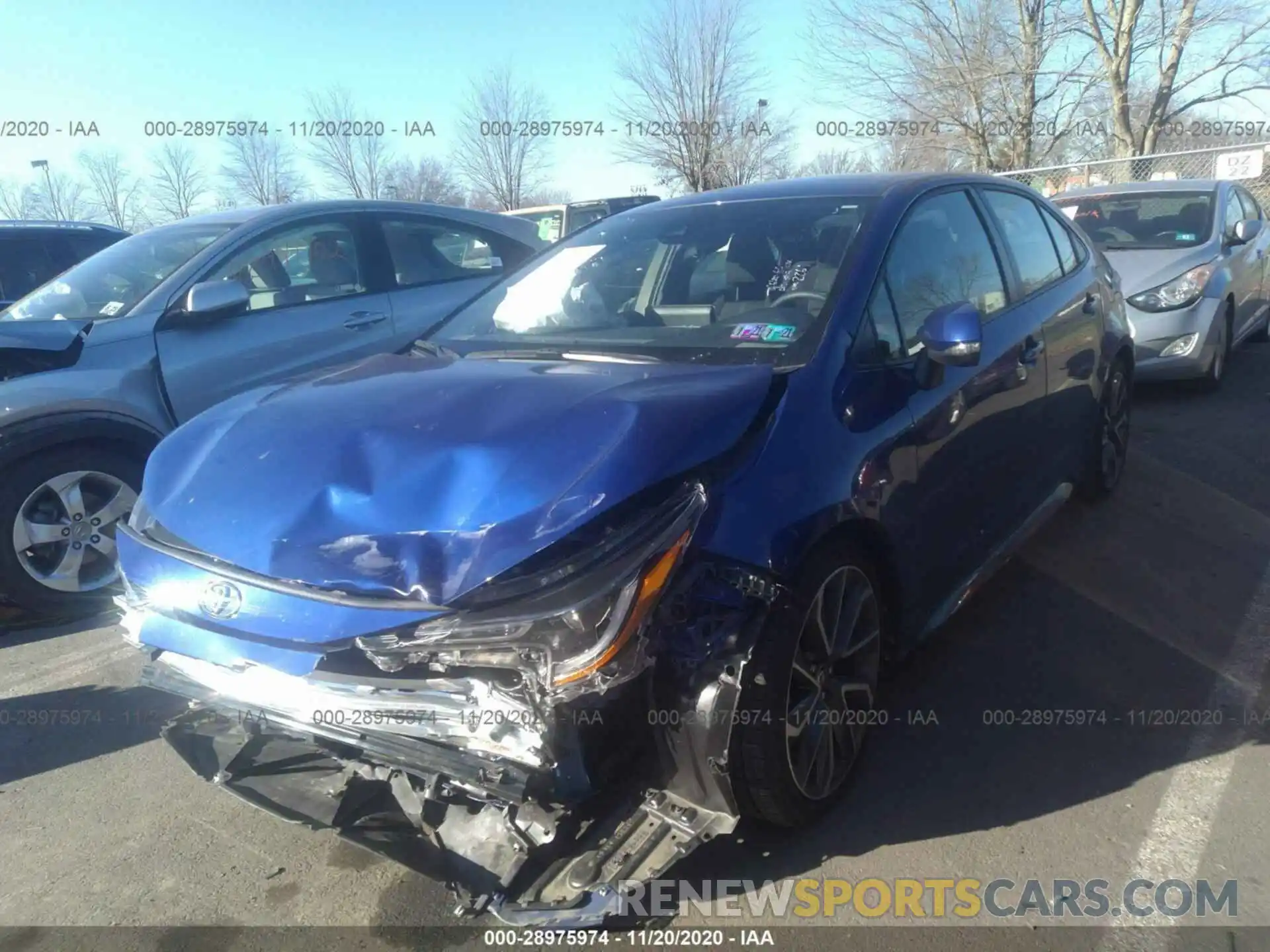 2 Photograph of a damaged car JTDS4RCEXLJ012261 TOYOTA COROLLA 2020