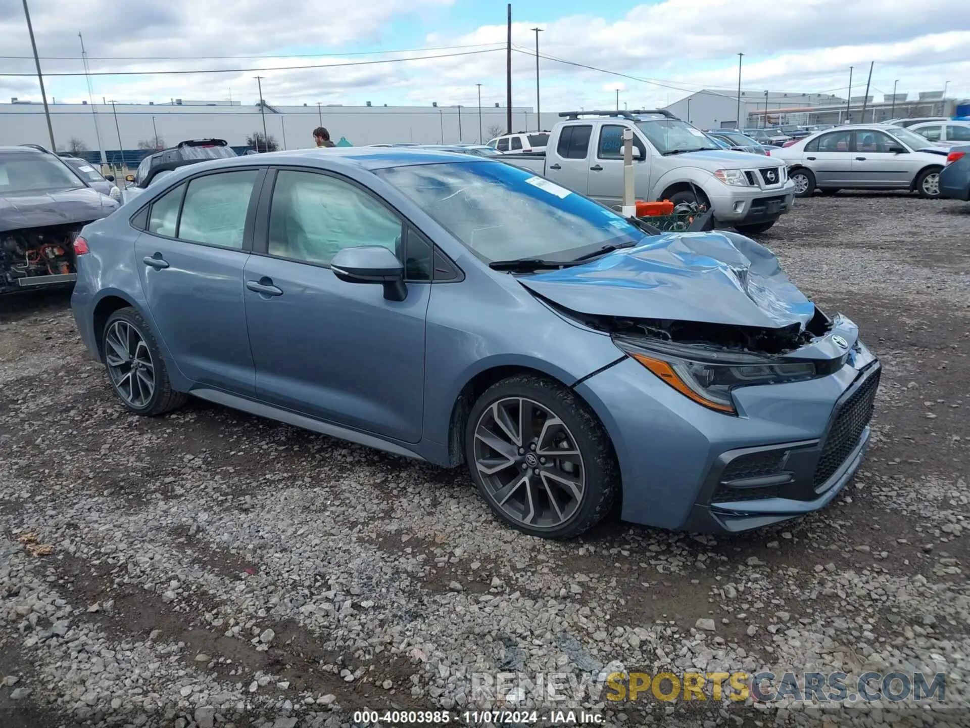 1 Photograph of a damaged car JTDS4RCEXLJ014754 TOYOTA COROLLA 2020