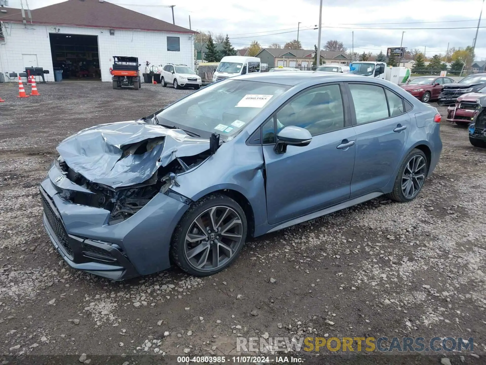 2 Photograph of a damaged car JTDS4RCEXLJ014754 TOYOTA COROLLA 2020