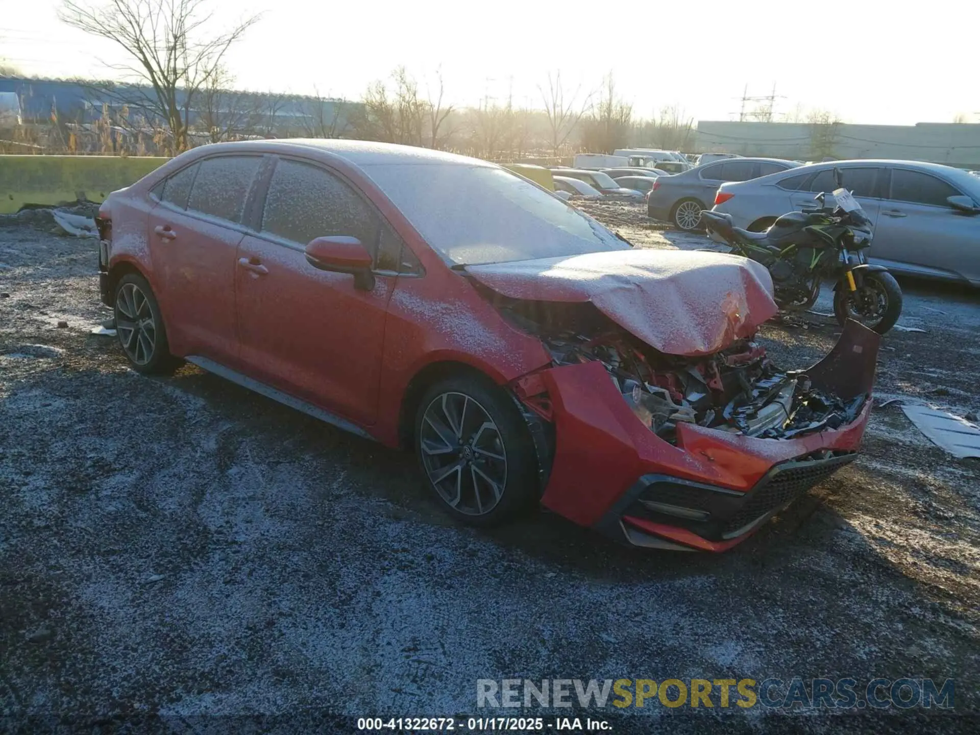 1 Photograph of a damaged car JTDS4RCEXLJ014799 TOYOTA COROLLA 2020