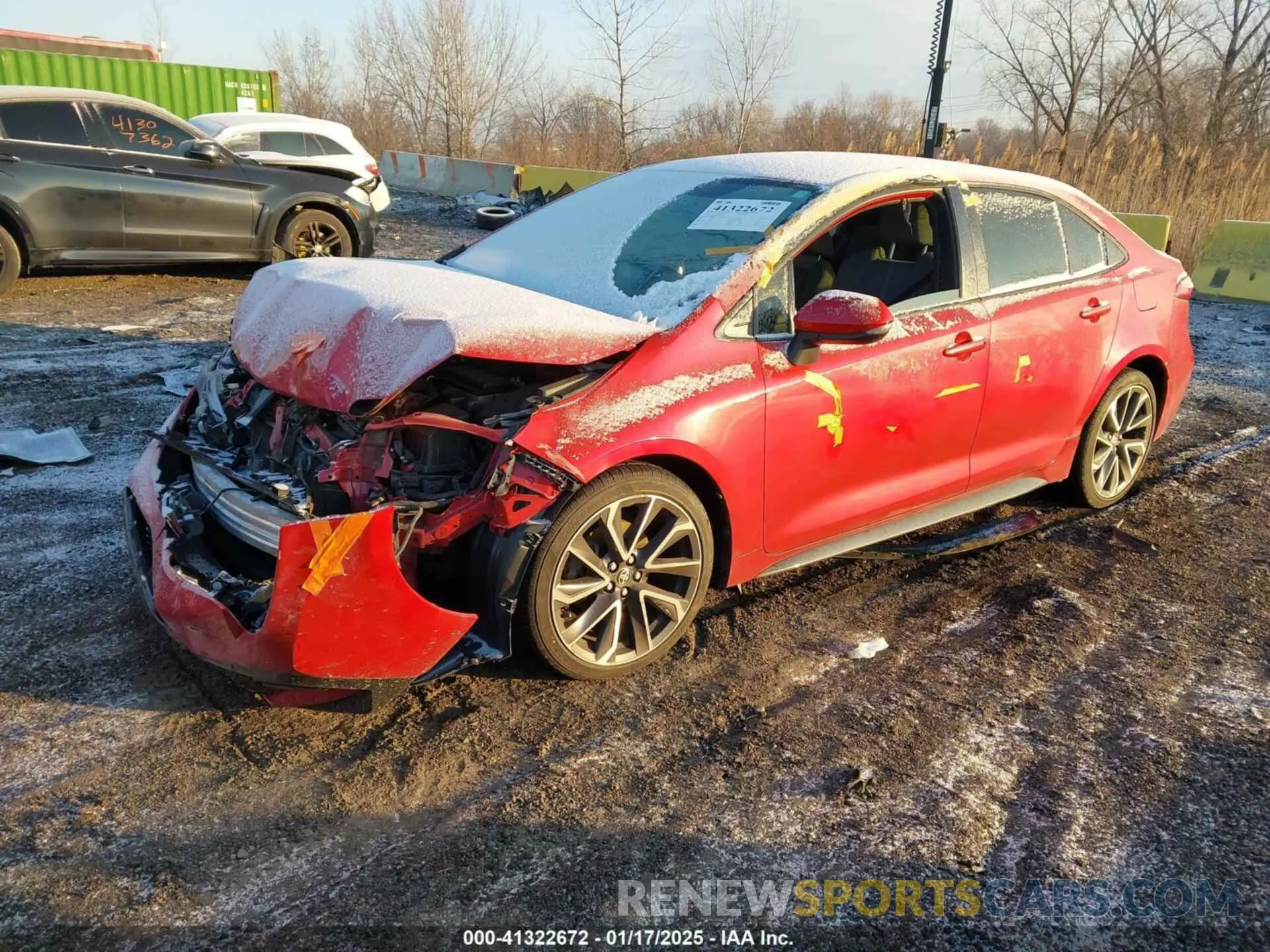 2 Photograph of a damaged car JTDS4RCEXLJ014799 TOYOTA COROLLA 2020