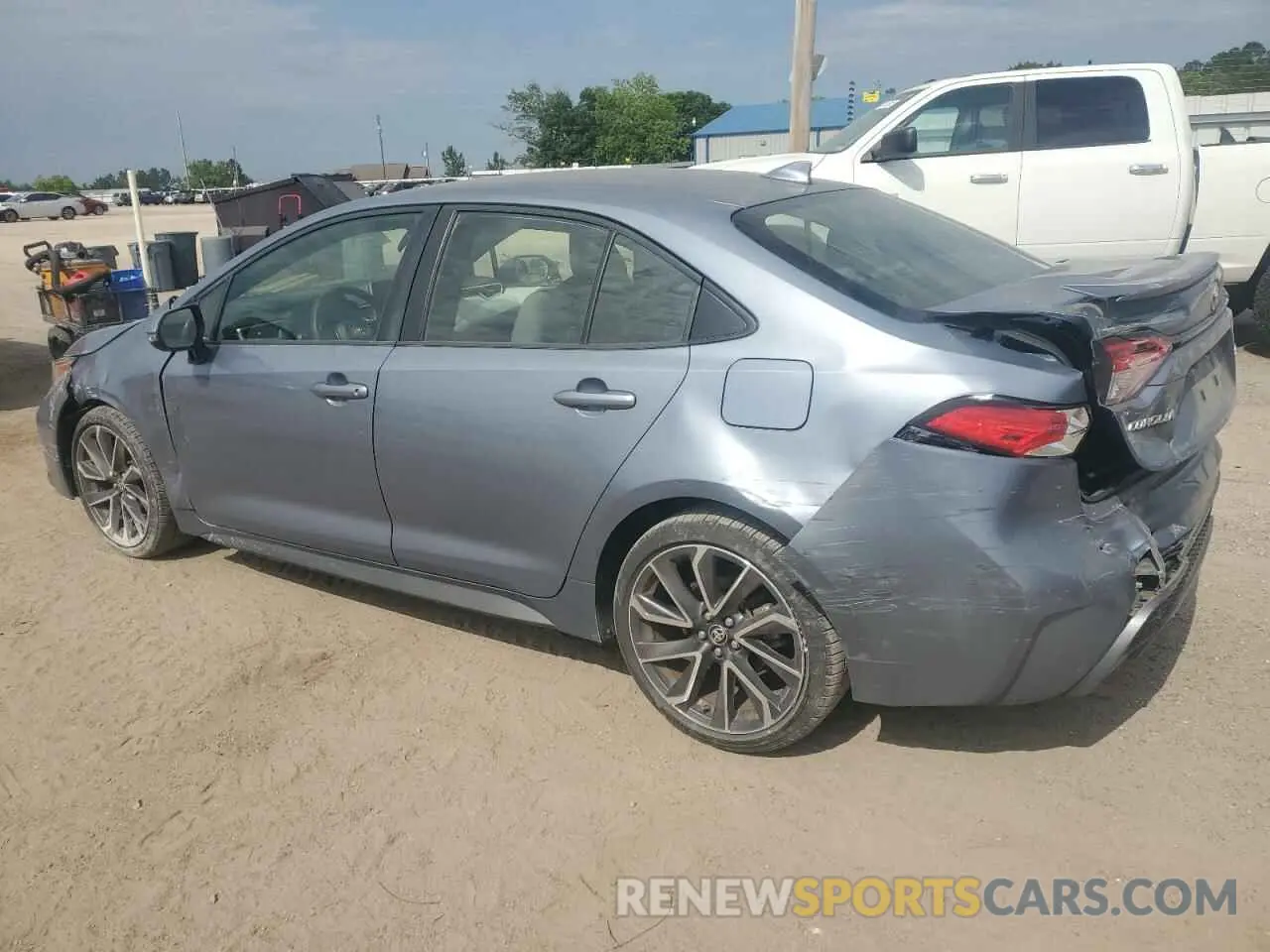 2 Photograph of a damaged car JTDS4RCEXLJ018481 TOYOTA COROLLA 2020