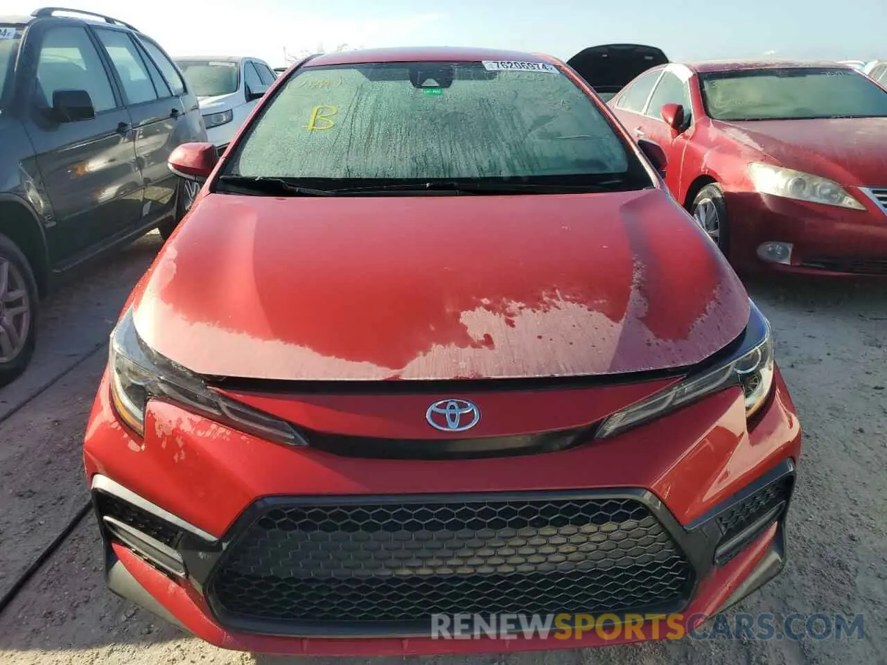 5 Photograph of a damaged car JTDS4RCEXLJ019369 TOYOTA COROLLA 2020