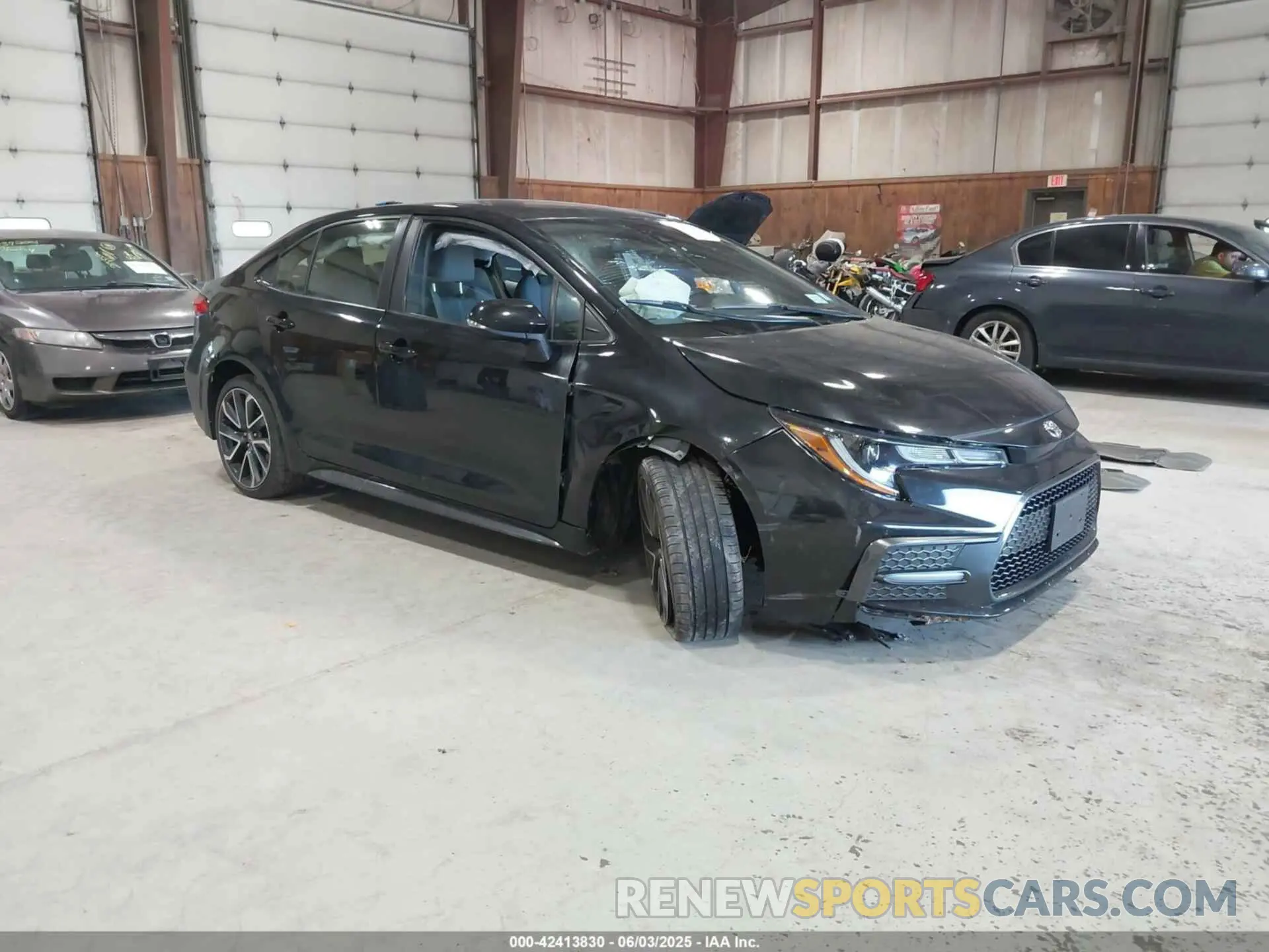 1 Photograph of a damaged car JTDS4RCEXLJ023146 TOYOTA COROLLA 2020