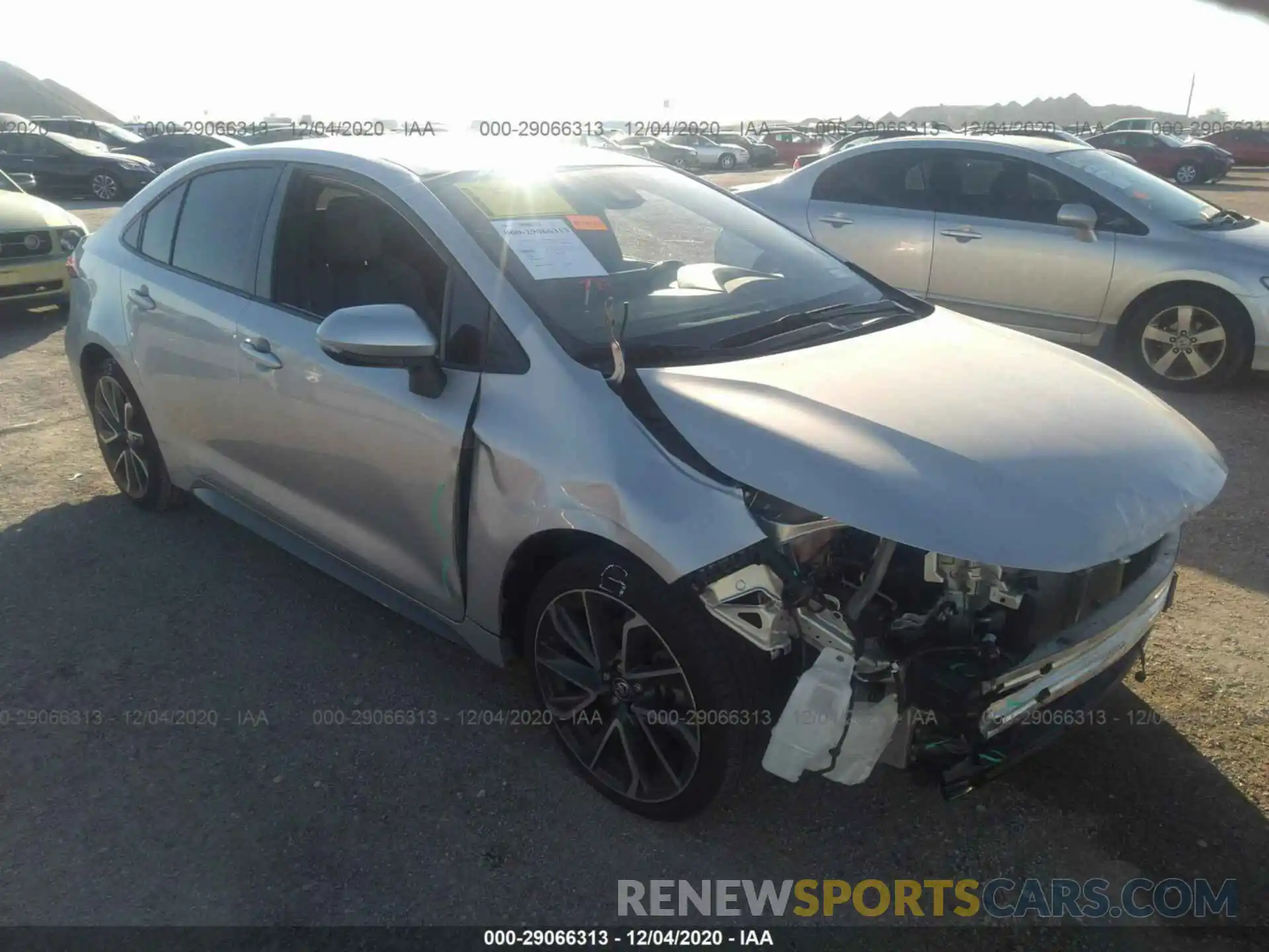 1 Photograph of a damaged car JTDS4RCEXLJ026757 TOYOTA COROLLA 2020