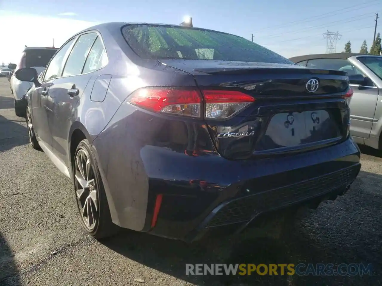 3 Photograph of a damaged car JTDS4RCEXLJ027973 TOYOTA COROLLA 2020