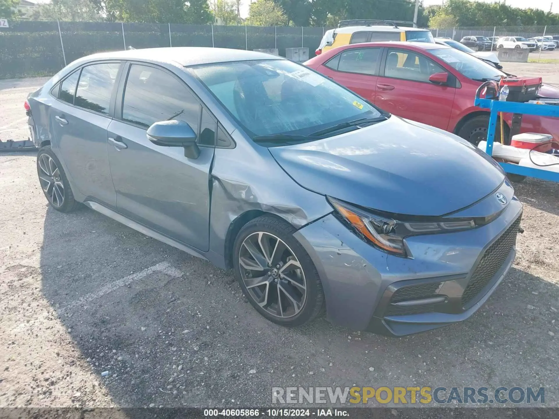 1 Photograph of a damaged car JTDS4RCEXLJ032882 TOYOTA COROLLA 2020