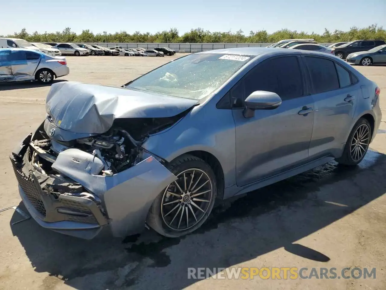 1 Photograph of a damaged car JTDS4RCEXLJ035099 TOYOTA COROLLA 2020
