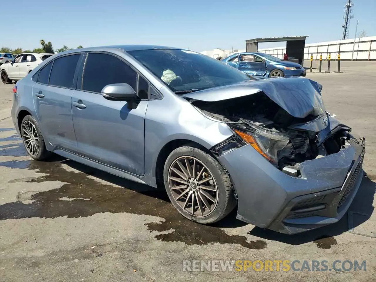 4 Photograph of a damaged car JTDS4RCEXLJ035099 TOYOTA COROLLA 2020