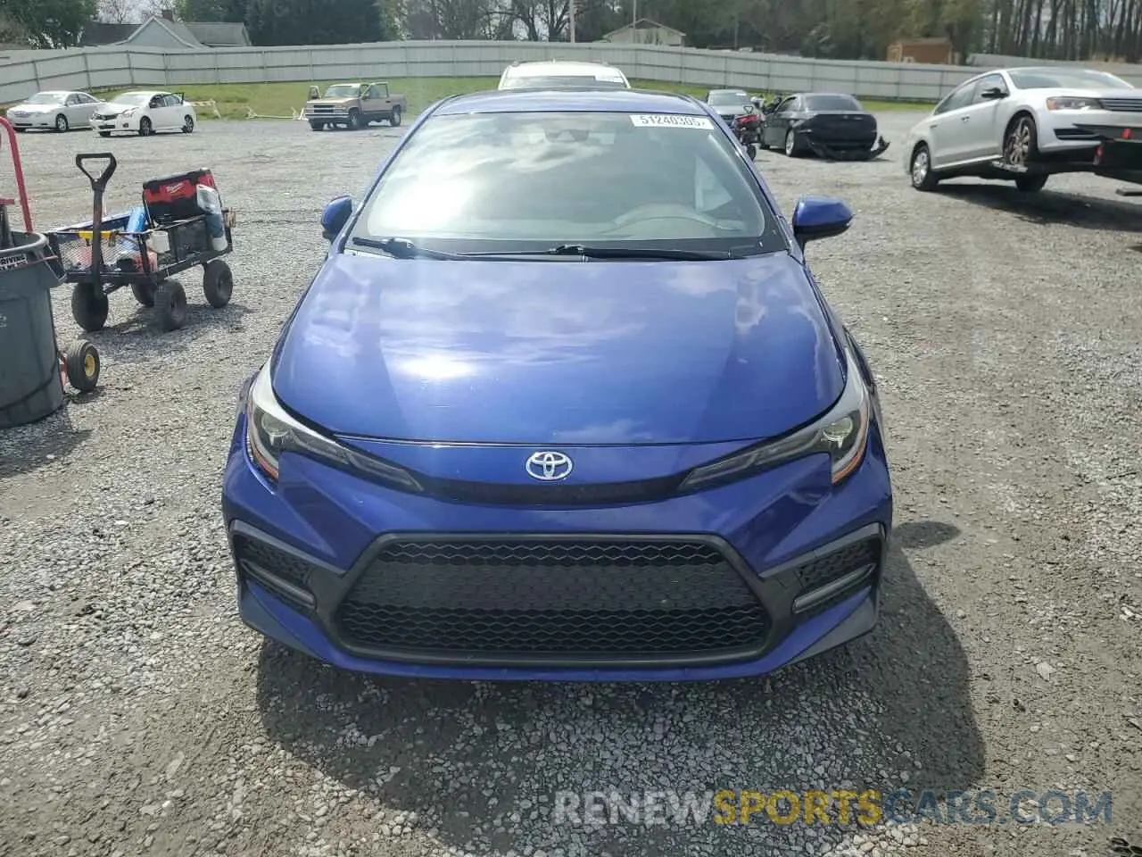 5 Photograph of a damaged car JTDS4RCEXLJ038553 TOYOTA COROLLA 2020