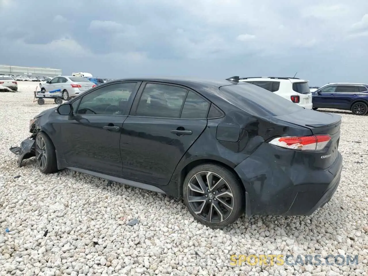 2 Photograph of a damaged car JTDS4RCEXLJ038603 TOYOTA COROLLA 2020