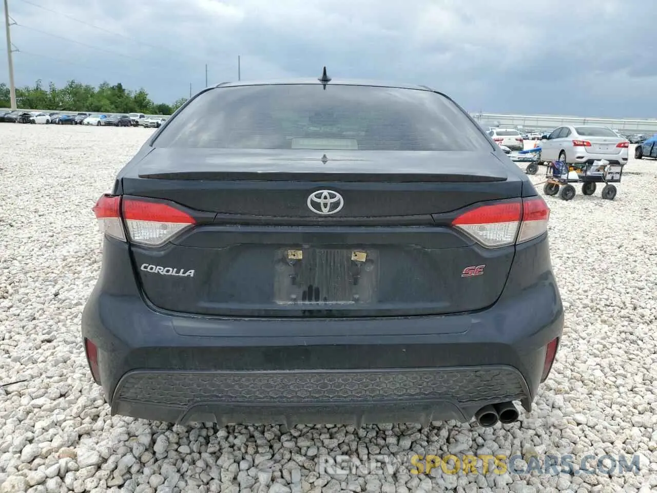 6 Photograph of a damaged car JTDS4RCEXLJ038603 TOYOTA COROLLA 2020