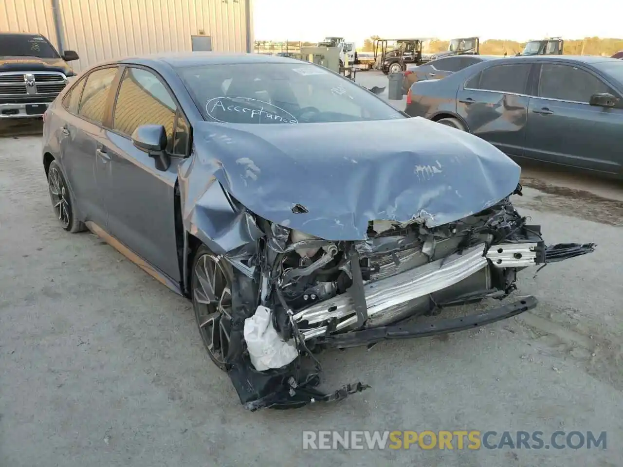 1 Photograph of a damaged car JTDS4RCEXLJ038892 TOYOTA COROLLA 2020