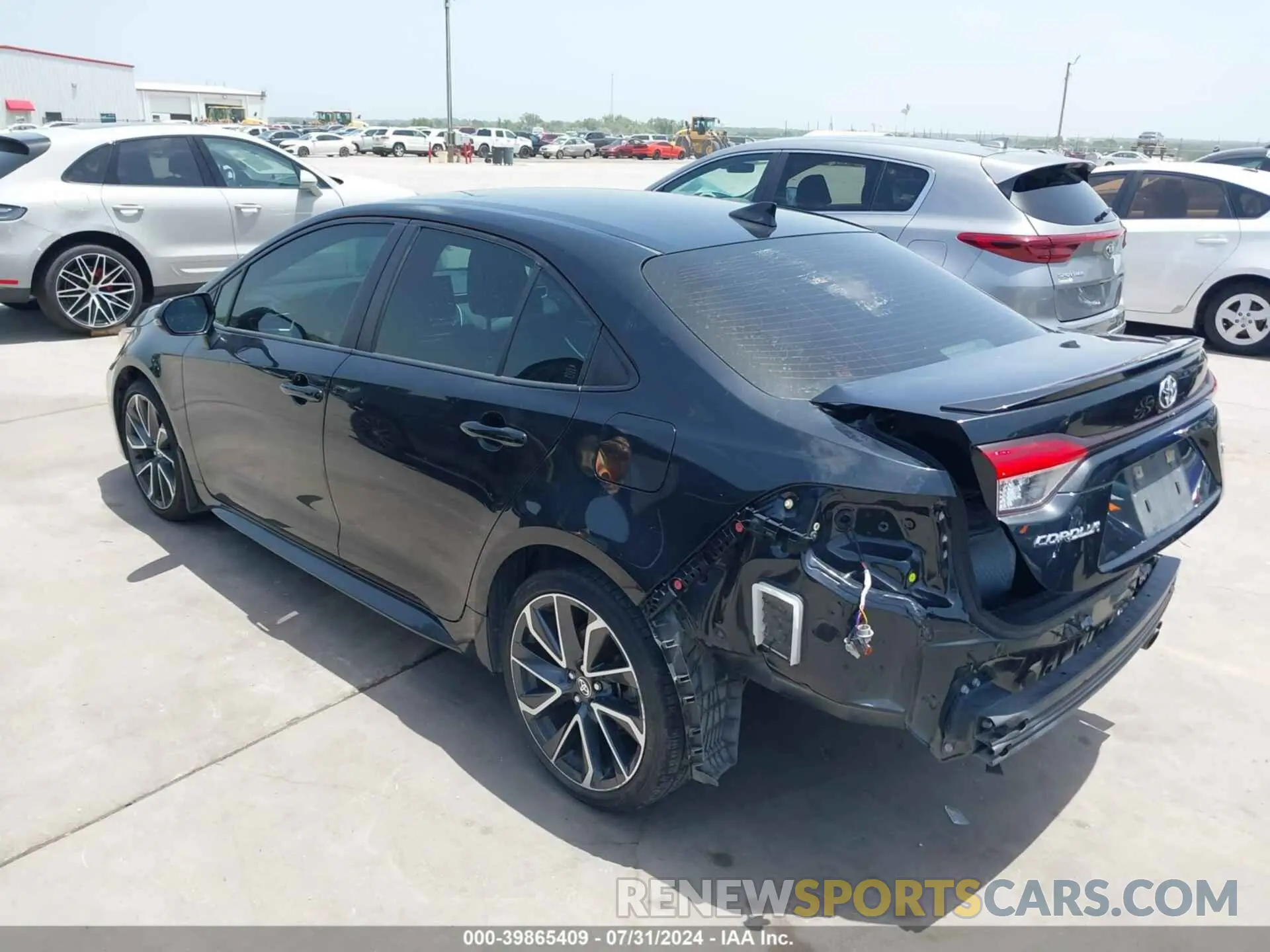 3 Photograph of a damaged car JTDS4RCEXLJ039413 TOYOTA COROLLA 2020