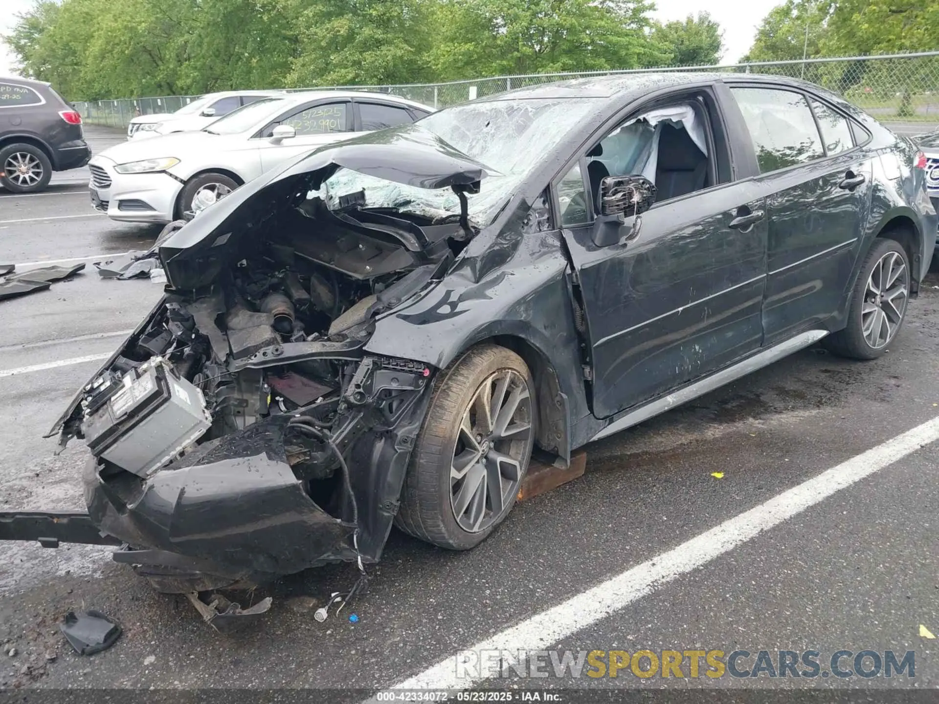 2 Photograph of a damaged car JTDS4RCEXLJ043476 TOYOTA COROLLA 2020