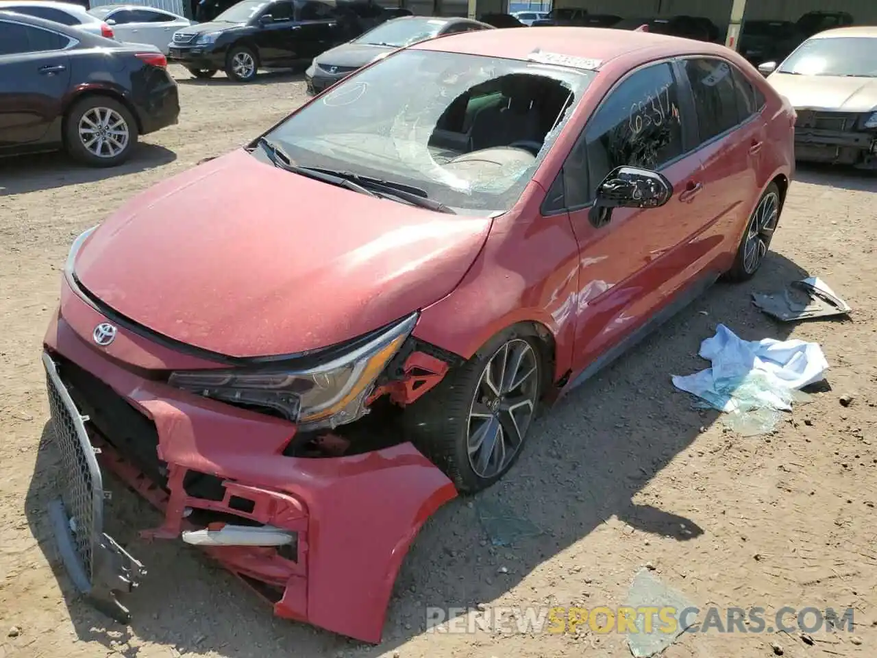 9 Photograph of a damaged car JTDS4RCEXLJ050332 TOYOTA COROLLA 2020