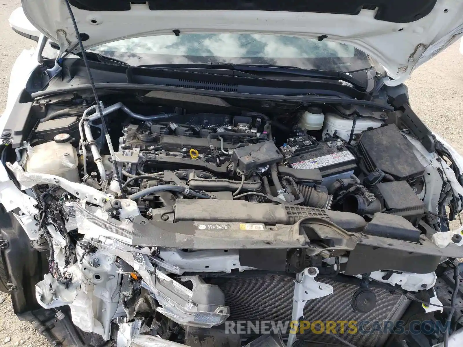 7 Photograph of a damaged car JTDT4RCE0LJ003606 TOYOTA COROLLA 2020