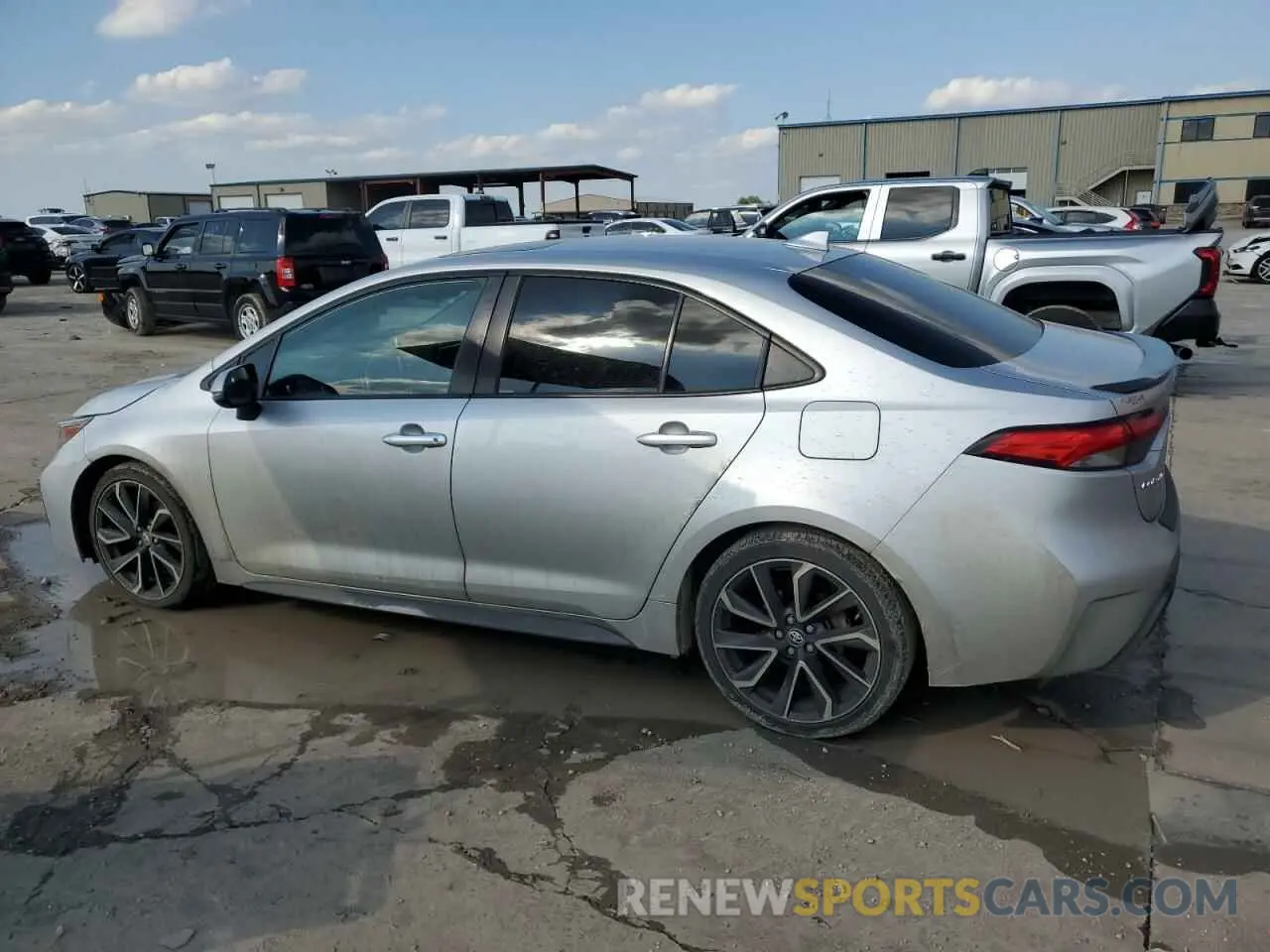2 Photograph of a damaged car JTDT4RCE0LJ033866 TOYOTA COROLLA 2020