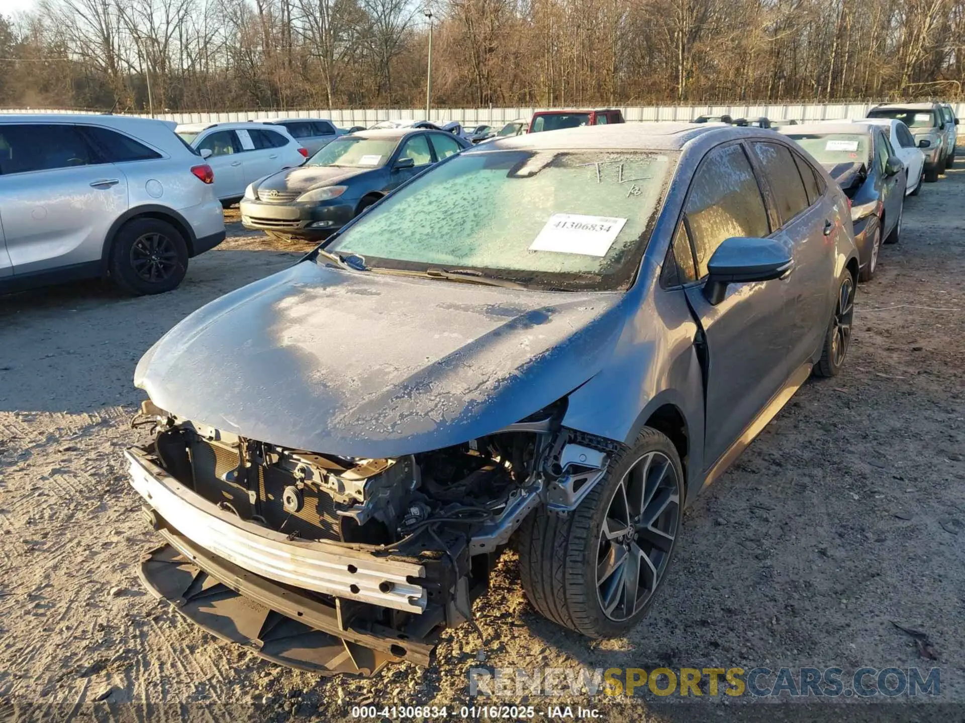 2 Photograph of a damaged car JTDT4RCE0LJ046133 TOYOTA COROLLA 2020