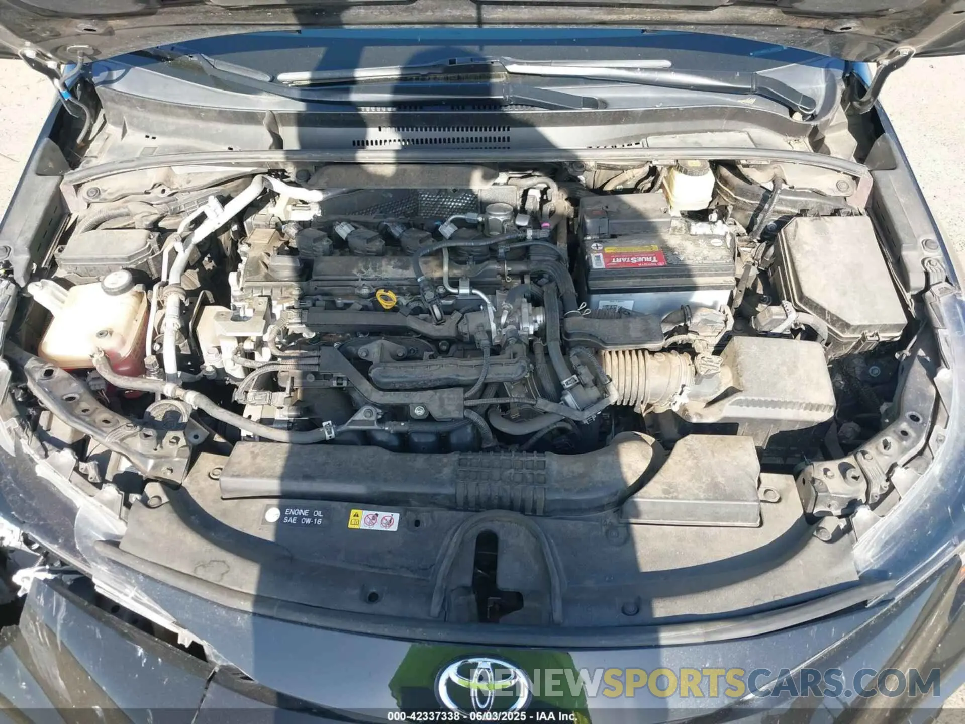 10 Photograph of a damaged car JTDT4RCE1LJ009737 TOYOTA COROLLA 2020