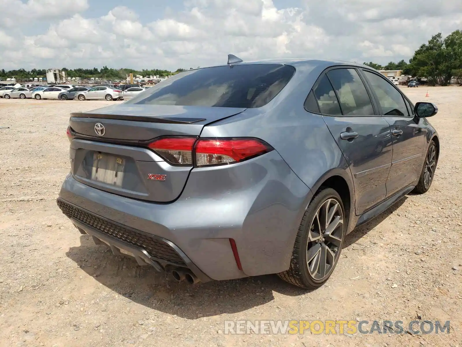 4 Photograph of a damaged car JTDT4RCE2LJ005907 TOYOTA COROLLA 2020