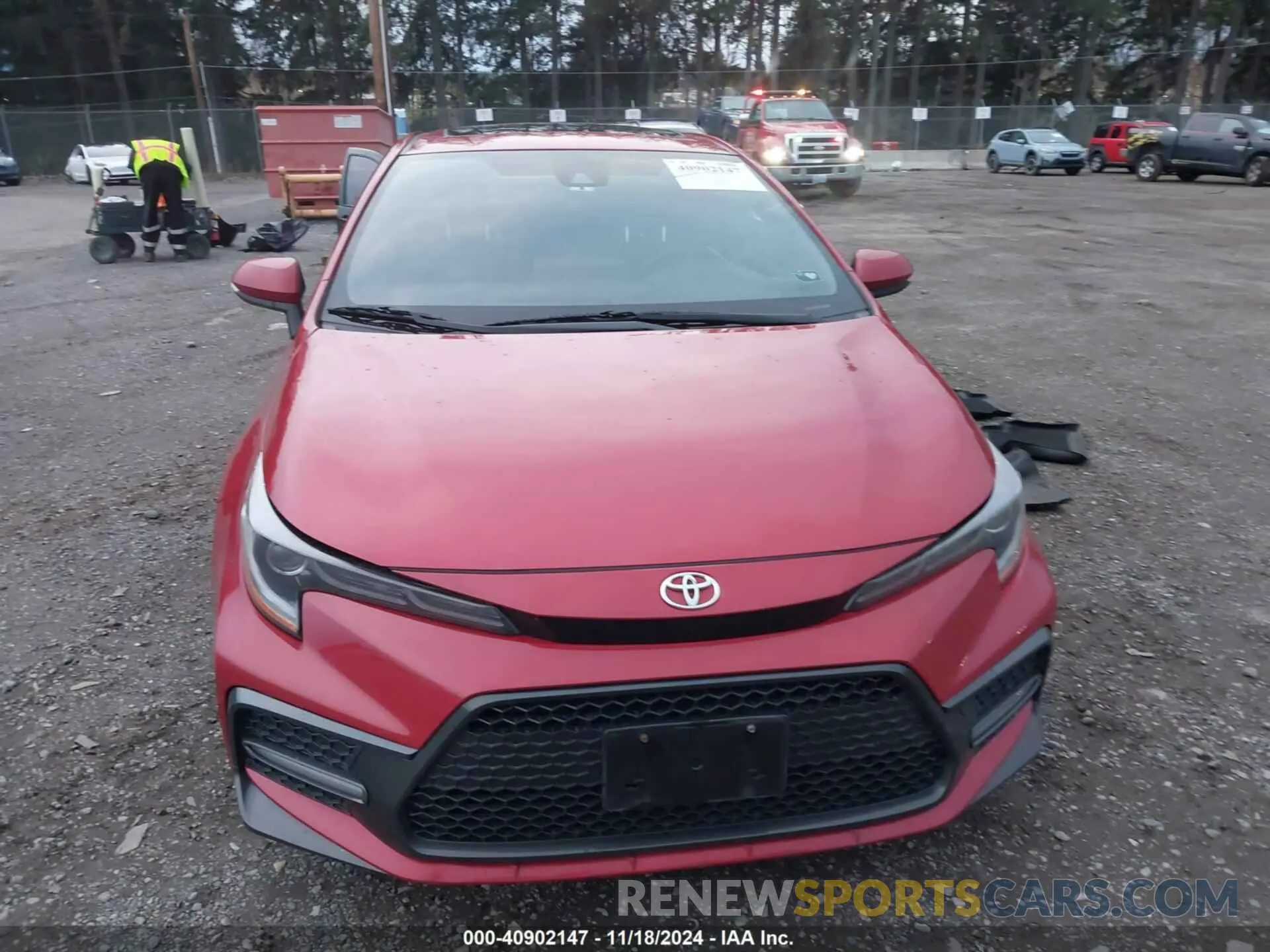 13 Photograph of a damaged car JTDT4RCE2LJ021850 TOYOTA COROLLA 2020