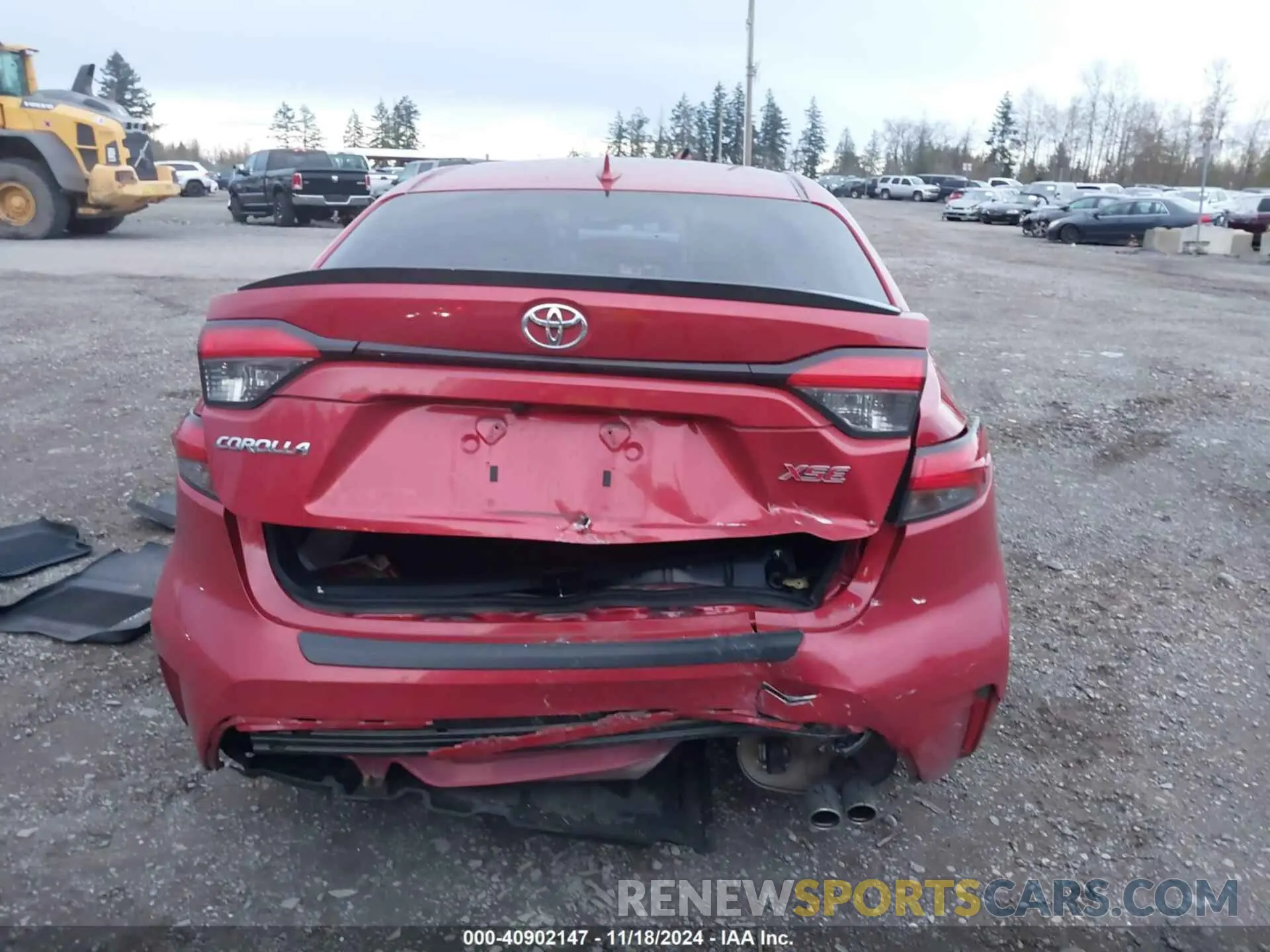 17 Photograph of a damaged car JTDT4RCE2LJ021850 TOYOTA COROLLA 2020