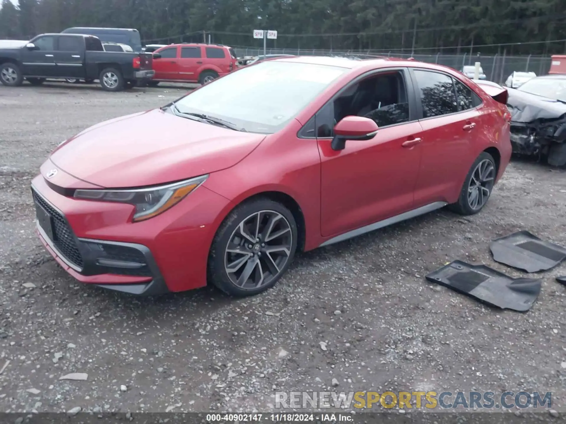 2 Photograph of a damaged car JTDT4RCE2LJ021850 TOYOTA COROLLA 2020