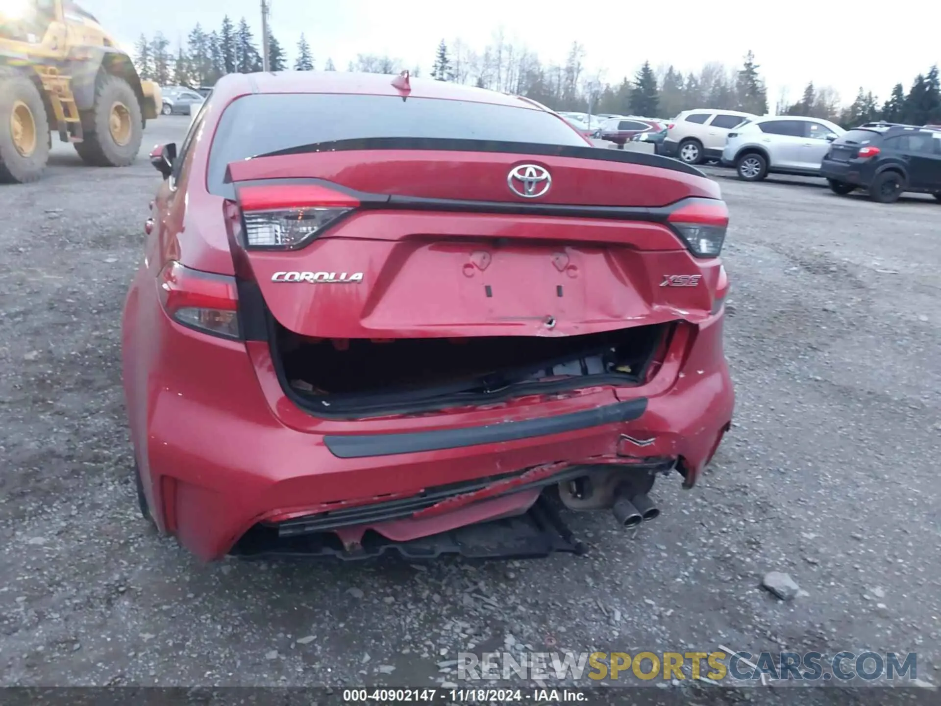 6 Photograph of a damaged car JTDT4RCE2LJ021850 TOYOTA COROLLA 2020