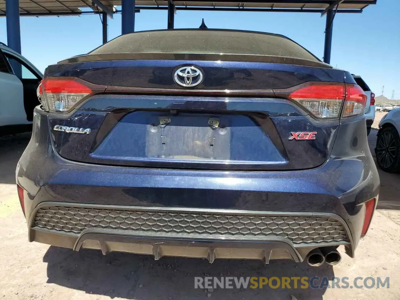 6 Photograph of a damaged car JTDT4RCE2LJ038406 TOYOTA COROLLA 2020