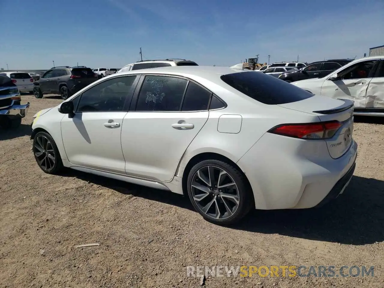 2 Photograph of a damaged car JTDT4RCE2LJ041130 TOYOTA COROLLA 2020
