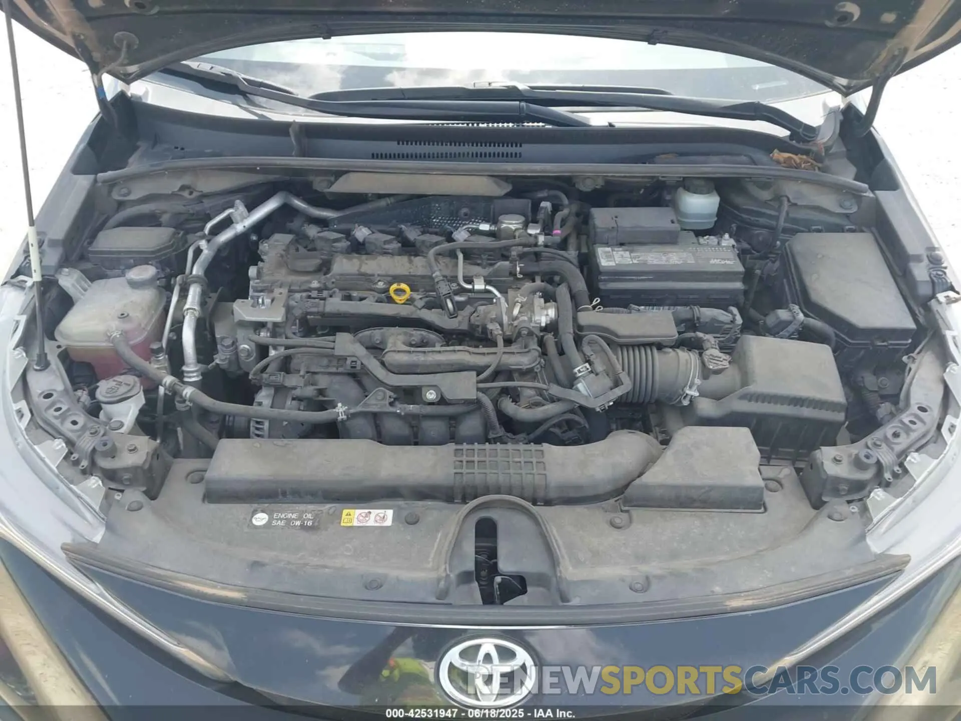 10 Photograph of a damaged car JTDT4RCE3LJ003227 TOYOTA COROLLA 2020