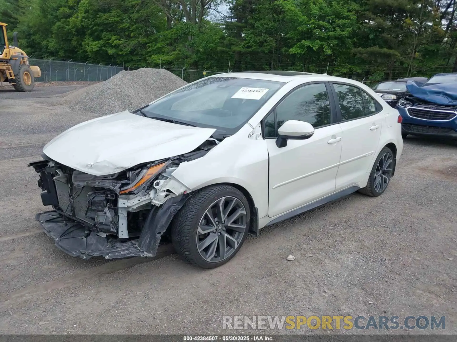 2 Photograph of a damaged car JTDT4RCE3LJ011019 TOYOTA COROLLA 2020