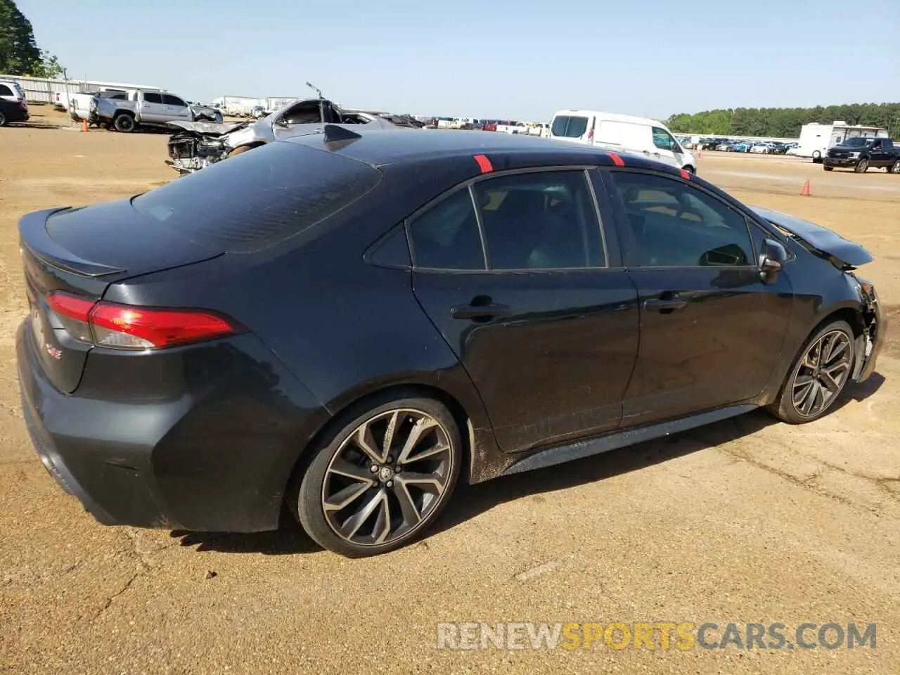3 Photograph of a damaged car JTDT4RCE3LJ012977 TOYOTA COROLLA 2020