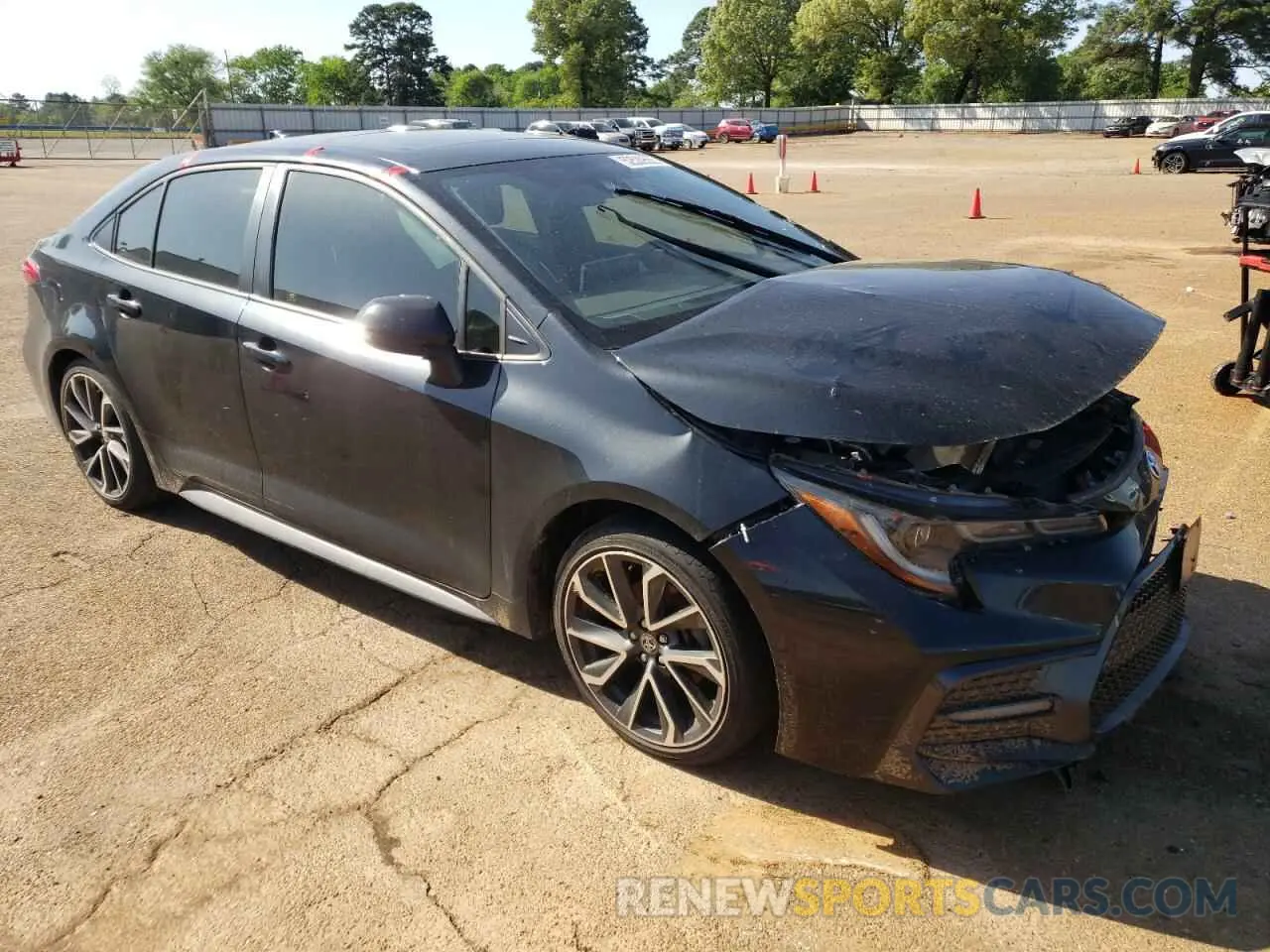 4 Photograph of a damaged car JTDT4RCE3LJ012977 TOYOTA COROLLA 2020