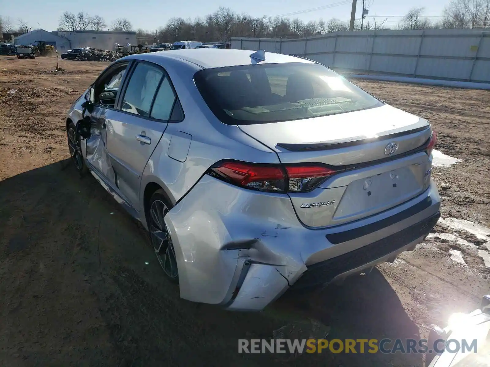 3 Photograph of a damaged car JTDT4RCE3LJ035546 TOYOTA COROLLA 2020