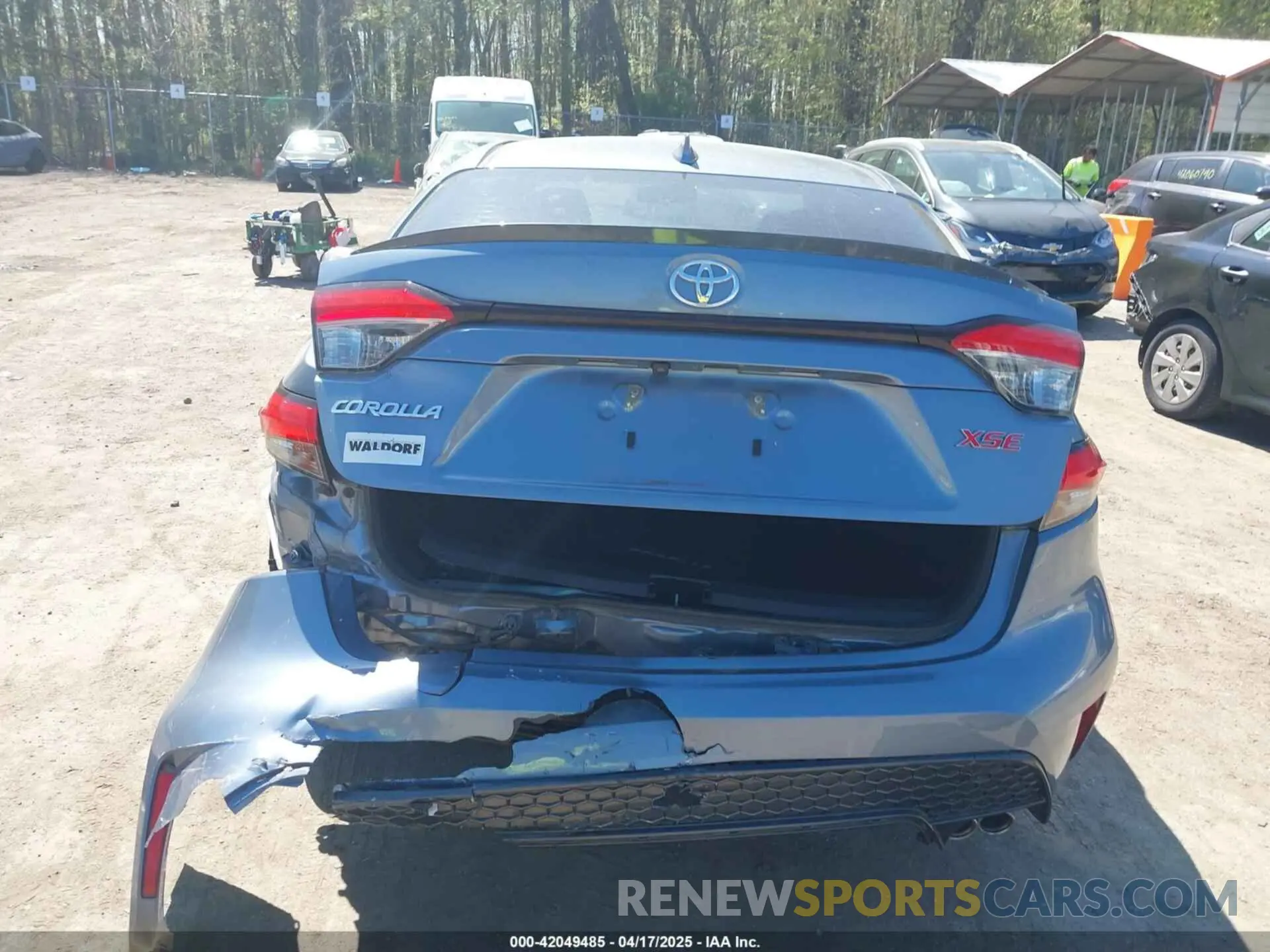 15 Photograph of a damaged car JTDT4RCE4LJ014530 TOYOTA COROLLA 2020