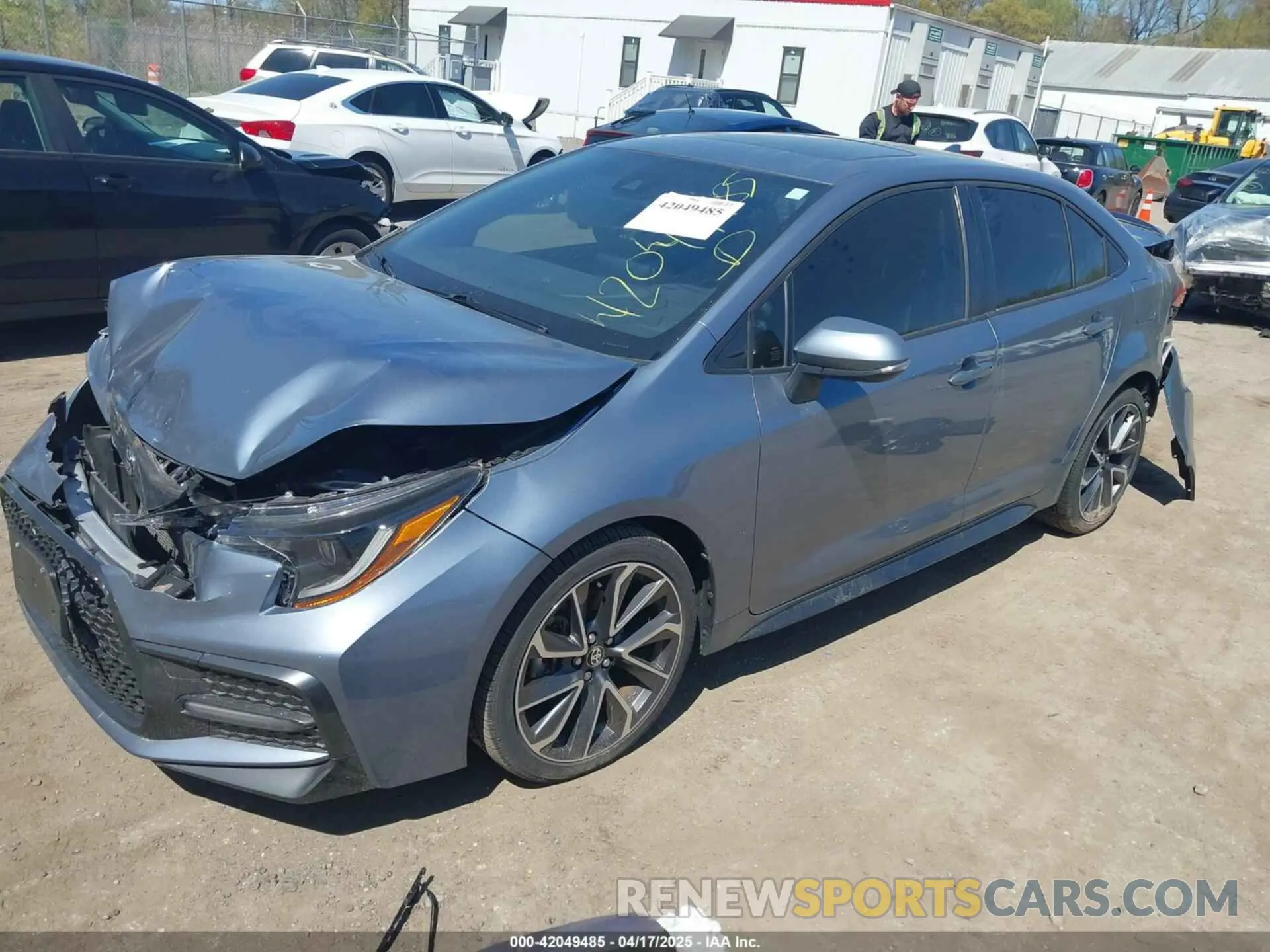 2 Photograph of a damaged car JTDT4RCE4LJ014530 TOYOTA COROLLA 2020