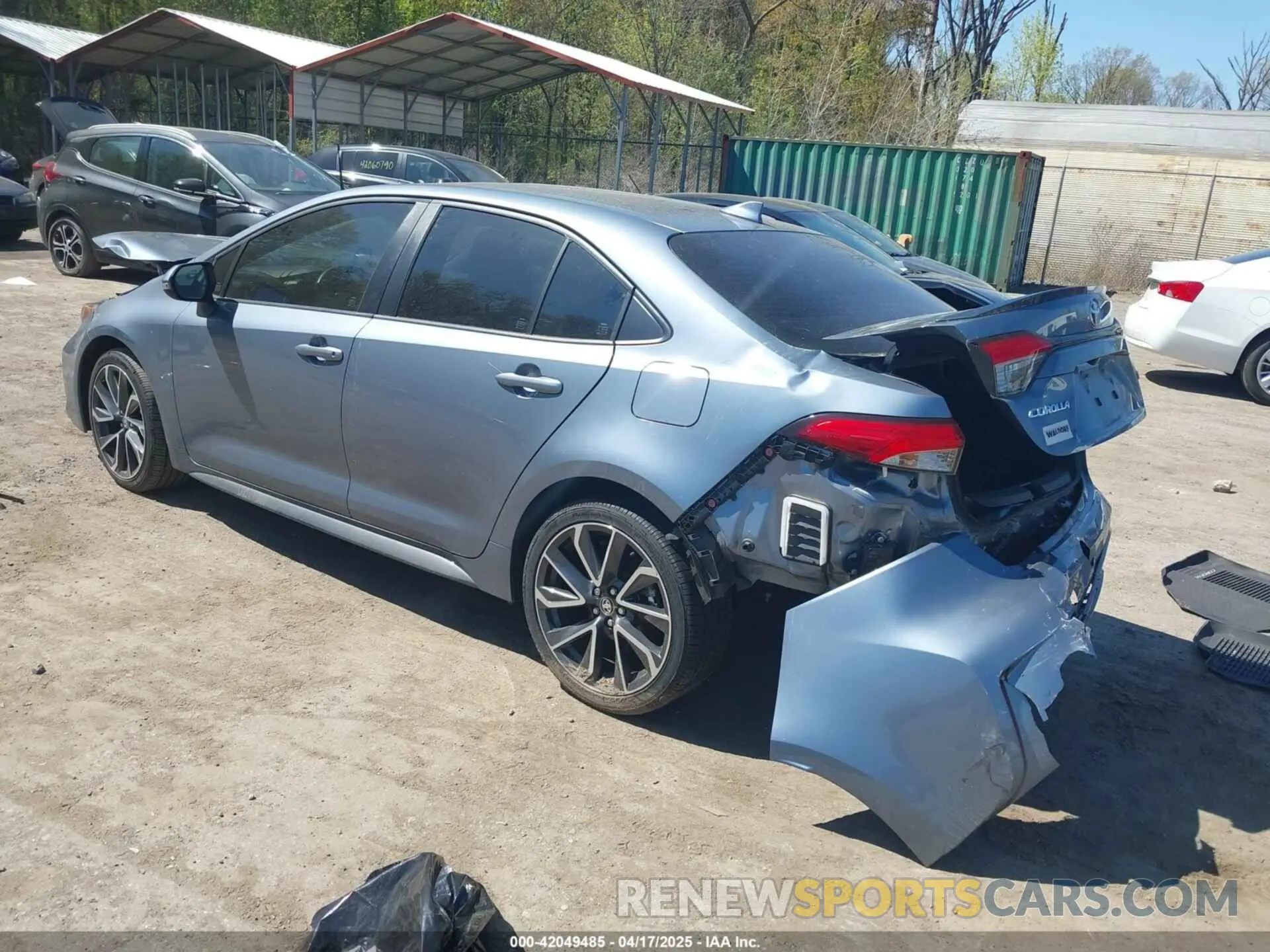 3 Photograph of a damaged car JTDT4RCE4LJ014530 TOYOTA COROLLA 2020