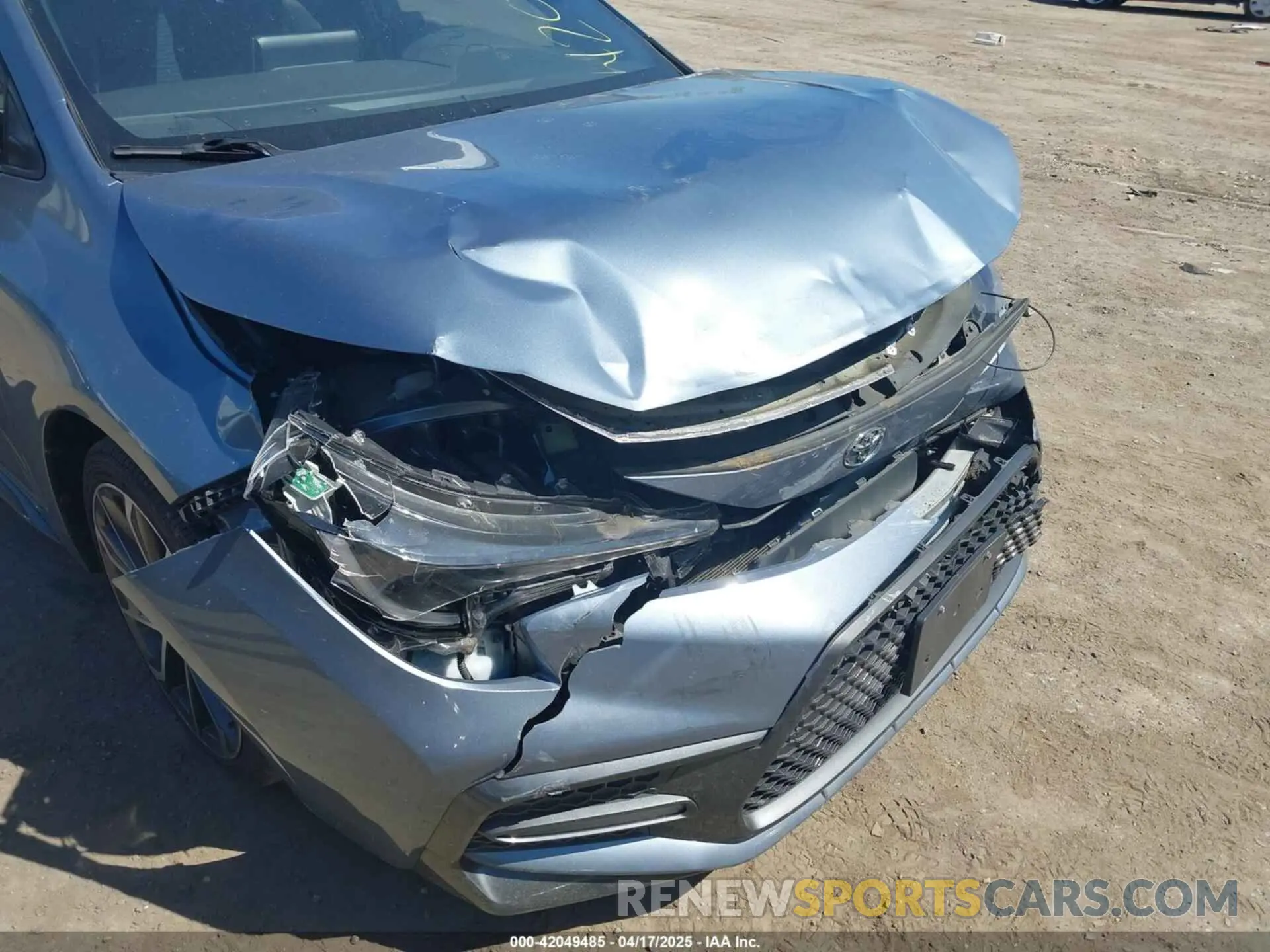 6 Photograph of a damaged car JTDT4RCE4LJ014530 TOYOTA COROLLA 2020